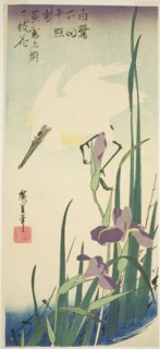 White heron and iris, c. 1832/34.