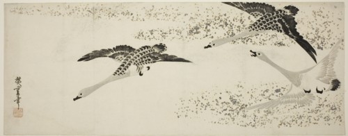 Descending Geese, c. 1830.