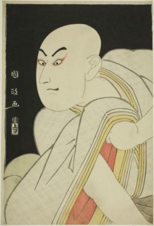 The actor Sawamura Sojuro III as the lay priest Kiyomori, c. 1795.