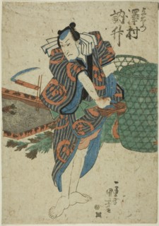 The actor Sawamura Tossho as Yoemon, c. 1830s.