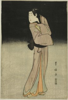 The actor Segawa Kikunojo III as the shop boy Chokichi, 1796.