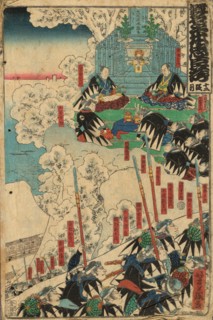Act 12 (Junidanme), from the series "The Storehouse of Loyal Retainers (Kanadehon Chushingura)", 1862.
