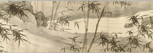 Bamboo-Covered Stream in Spring Rain, Ming dynasty (1368-1644), dated 1441.