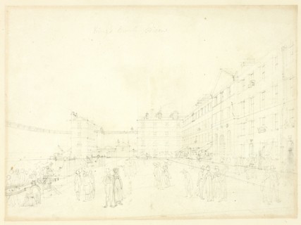 Study for King's Bench Prison, from Microcosm of London, c. 1808.