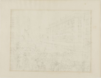 Study for Billingsgate Market, from Microcosm of London, c. 1808.