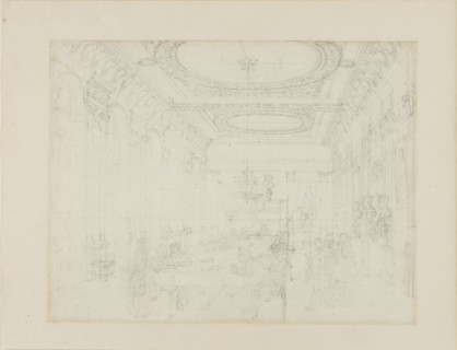 Study for The College of Physicians, from Microcosm of London, c. 1808.