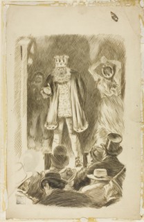 Lord Salisbury Addressing a Meeting, 1870/91.