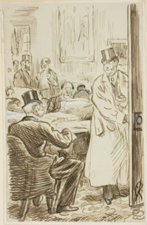 At the Club, 1870/91.