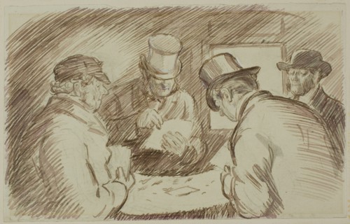 A Game of Cards, 1870/91.