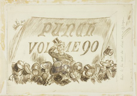 Study for Punch, Volume 90, 1886.