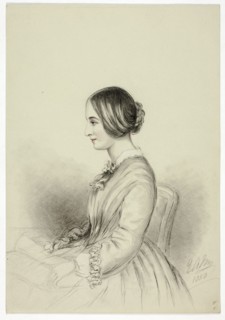 Portrait of Selina (Quin) Markham, 1850.