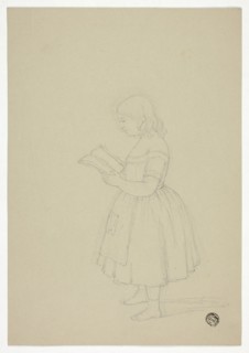 Young Girl Reading, n.d.