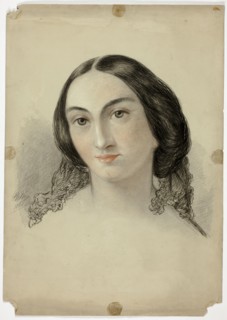 Female Portrait Head, 1858.