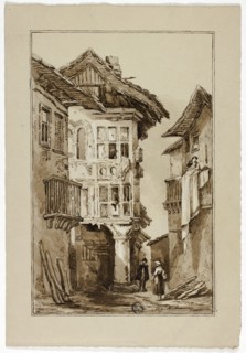 Rustic Street Scene, 1831.
