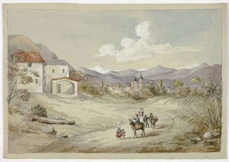Albenga on the Corniche (Costal) Road, November 6, 1841.