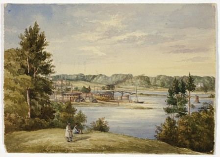 View from Sydney, 1847.
