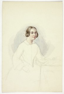 Young Woman at Writing Desk, n.d.