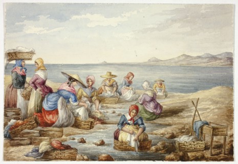 Washerwoman at Nice, February 1842.