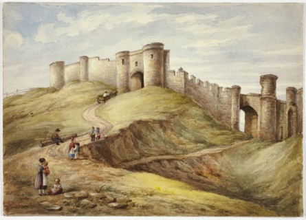 Scarborough Castle, 1854.