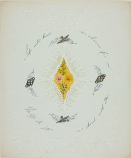 Life Will Have No Charms for Me (valentine), c. 1850.