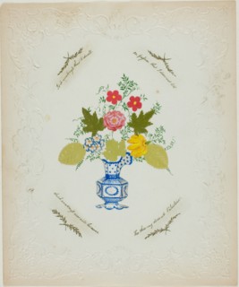 It is Weakness thus to Dwell (Valentine), c. 1850.