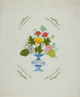Is it Weakness thus to Dwell (valentine), c. 1840.