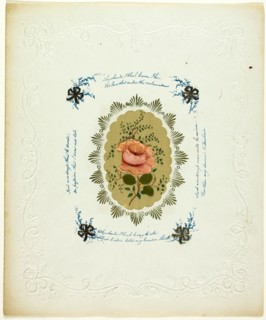 Why Should I Blush (valentine), c. 1840.