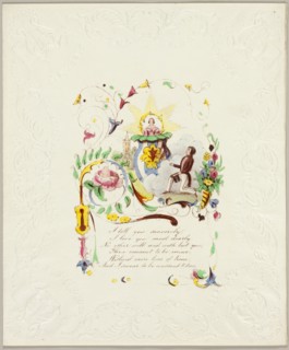 I Tell You Sincerely (Valentine), c. 1840.