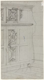 Sketch of a Cabinet, n.d.