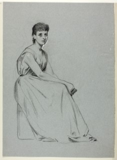 Seated Woman Facing Right, n.d.