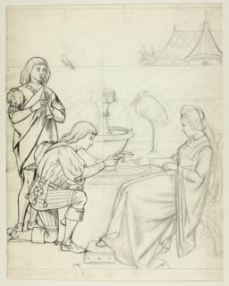 Young Man Bringing a Message to the Queen, n.d.