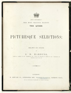 Picturesque Selections: Text Page, from Picturesque Selections, c. 1860.
