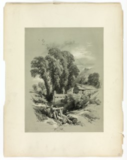 Row W. Trefriw, Wales, from Picturesque Selections, c. 1860.