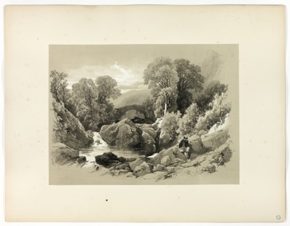 Sledde Bridge, from Picturesque Selections, 1860.