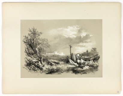 Tynemouth Castle, from Picturesque Selections, 1860.