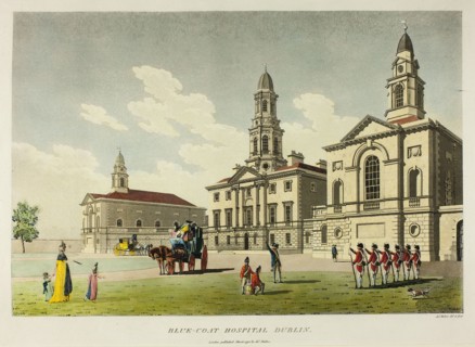 Blue-Coat Hospital, Dublin, published March 1798.