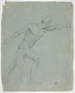 The Borghese Gladiator from the Statue in Rome, 1774.