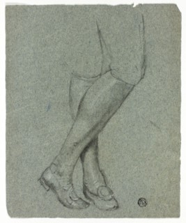 Crossed Legs of Standing Figure, n.d.