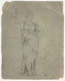 Ancient Statue of Standing Female Figure, c. 1775.