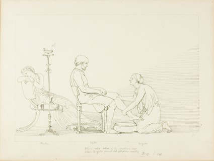 Ulysses, Penelope and Euryclea, n.d.  (comissioned 1792-3)