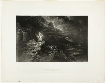 Moses Breaketh The Tables, from Illustrations of the Bible, 1833/34.