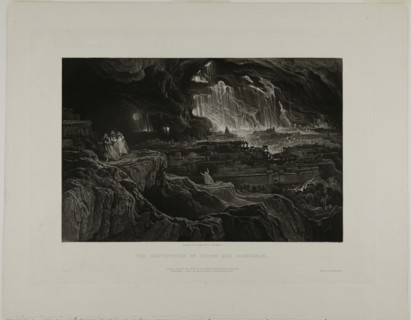 The Destruction of Sodom and Gomorrah, from Illustrations of the Bible, 1832.