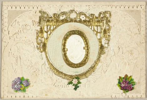 Untitled Valentine (Woman in Profile), 1860/69.
