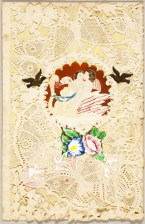 Untitled Valentine (Children, Swans, and Butterflies), 1860/69.