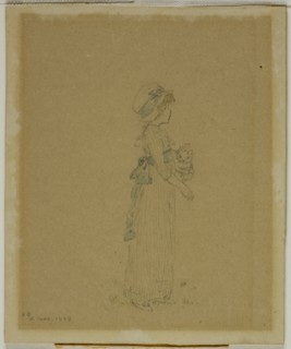 Girl with Cat, 1883.