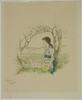Seated Girl with Primroses, 1886.
