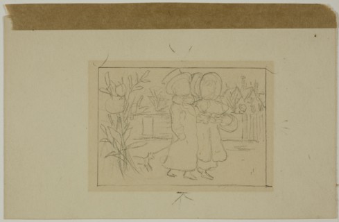 Two Figures Walking, n.d.