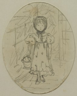 Little Girl in a Garden, 1894.