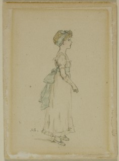 Young Girl with Blue Ribbons, n.d.