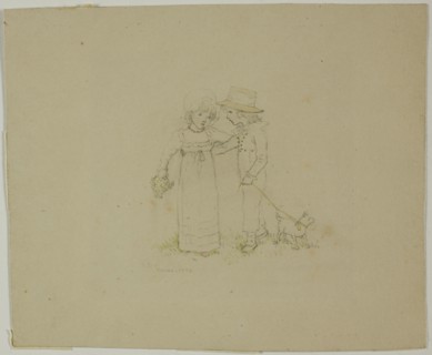 Two Children with Dog, 1883.